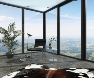 Cristales en las ventanas de una casa resistentes y seguros